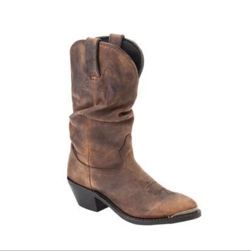 Used Durango Ladies Distressed Boot + New Buckle